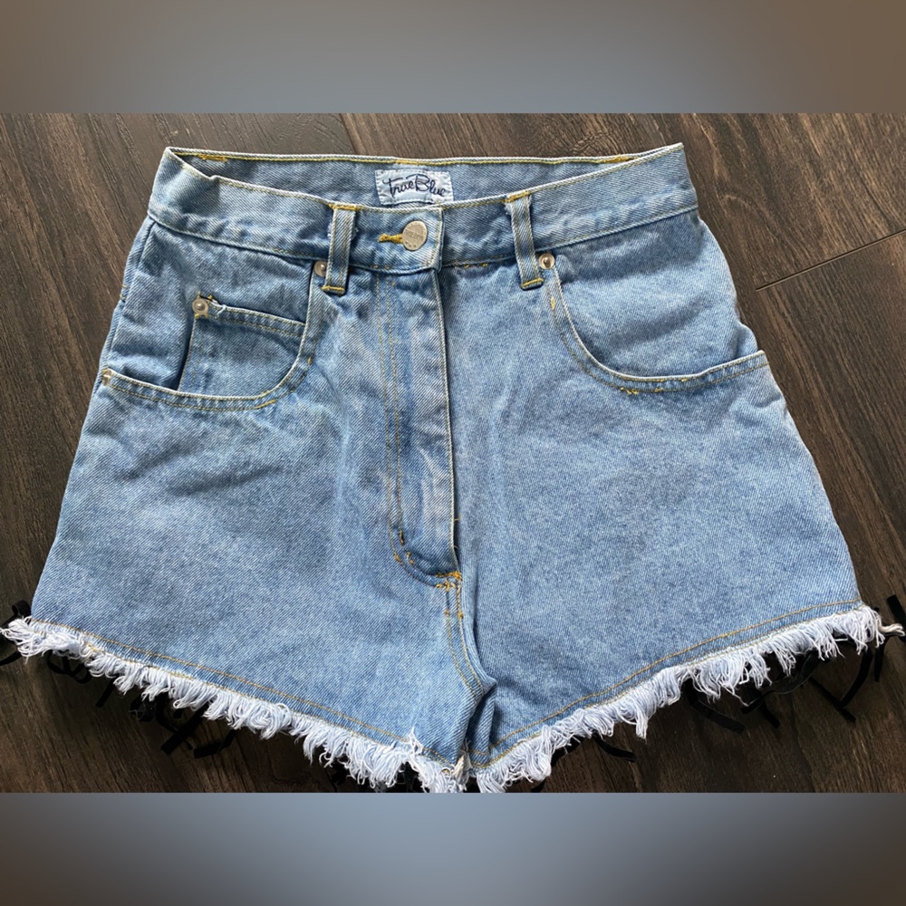 True Blue Fringe shorts